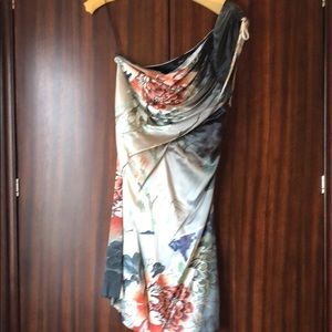 Roberto Cavalli side shoulder dress worn twice